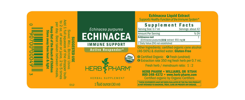 Herb Pharm® Echinacea - 1 oz - Christopher's Herb Shop