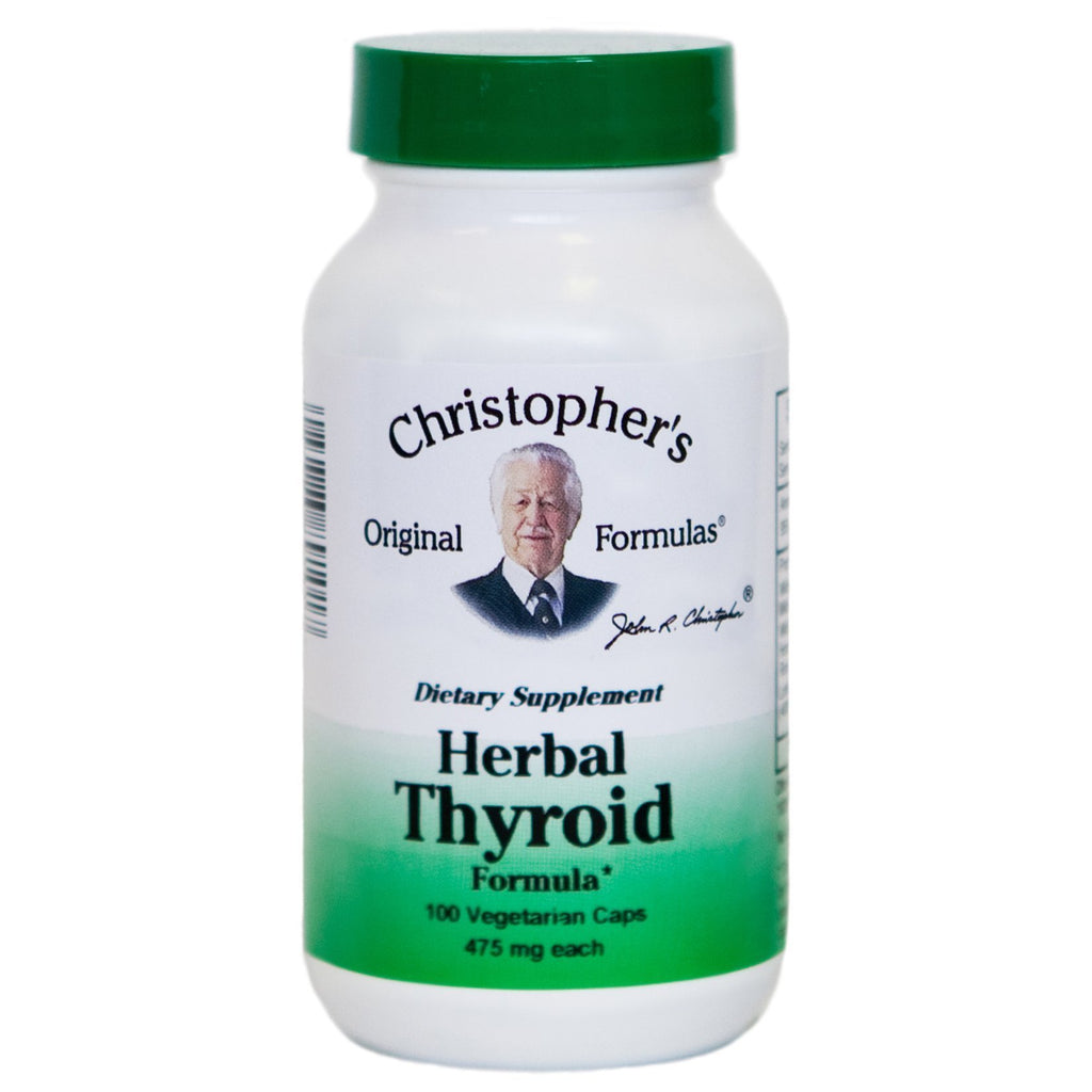 Herbal Thyroid - 100 Capsules - Christopher's Herb Shop