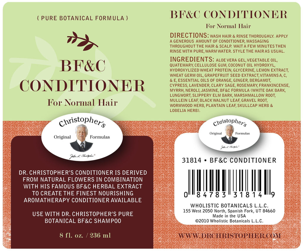 BF&C Conditioner - 8 oz. - Christopher's Herb Shop