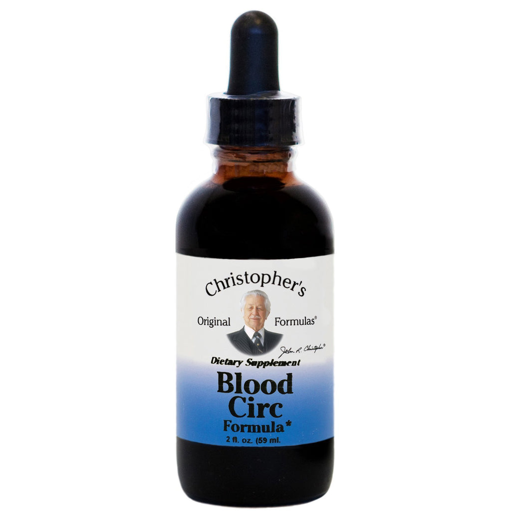 Blood Circ Formula - 2 oz Extract - Christopher's Herb Shop