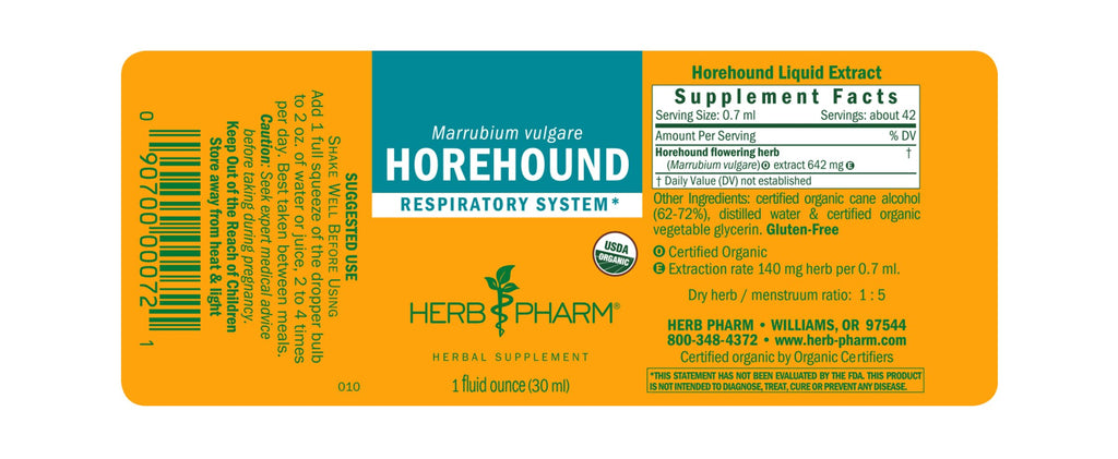 Herb Pharm® Horehound- 1oz - Christopher's Herb Shop