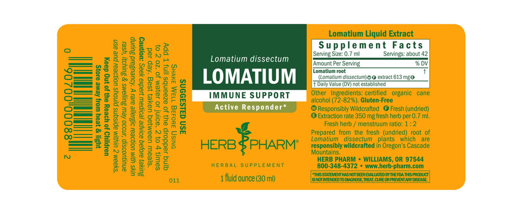 Herb Pharm® Lomatium - 1 oz - Christopher's Herb Shop