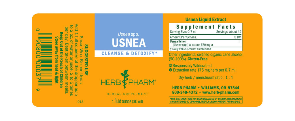 Herb Pharm® Usnea - 1 oz - Christopher's Herb Shop