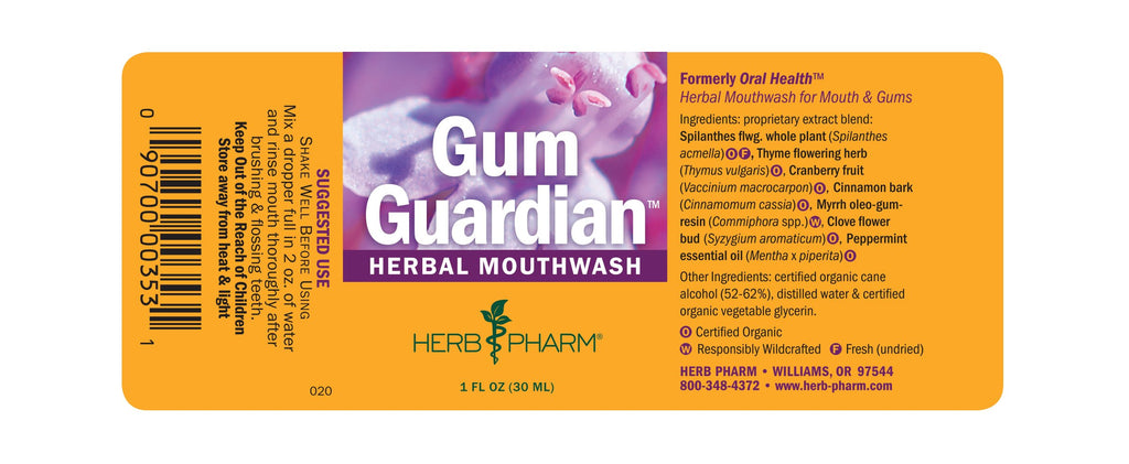 Herb Pharm® Gum Guardian™ - 1 oz - Christopher's Herb Shop