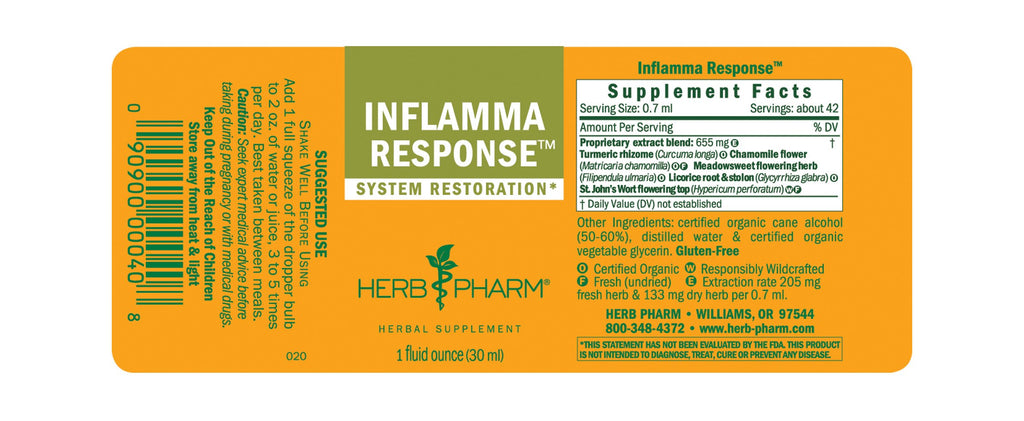 Herb Pharm® Inflamma Response™ - 1 oz - Christopher's Herb Shop