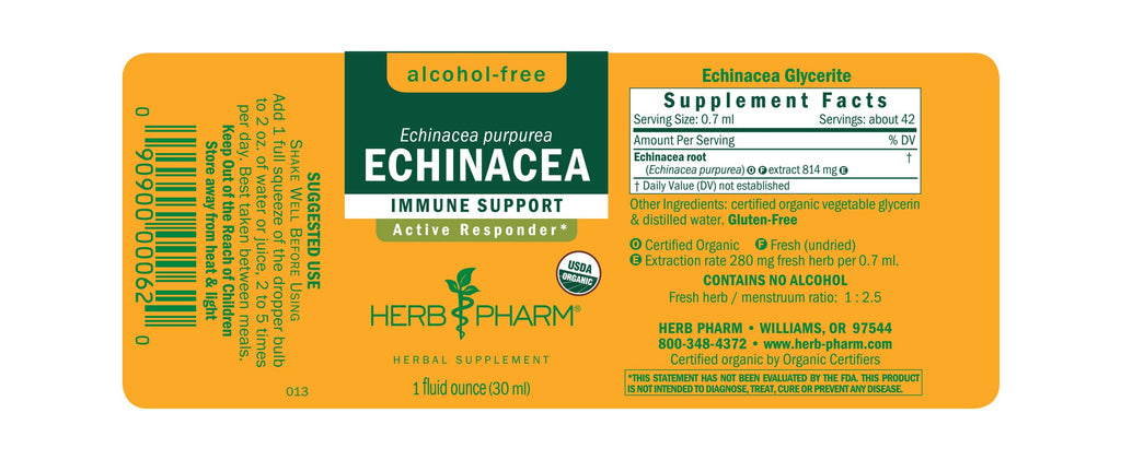 Herb Pharm® Echinacea, Alcohol-Free - Christopher's Herb Shop