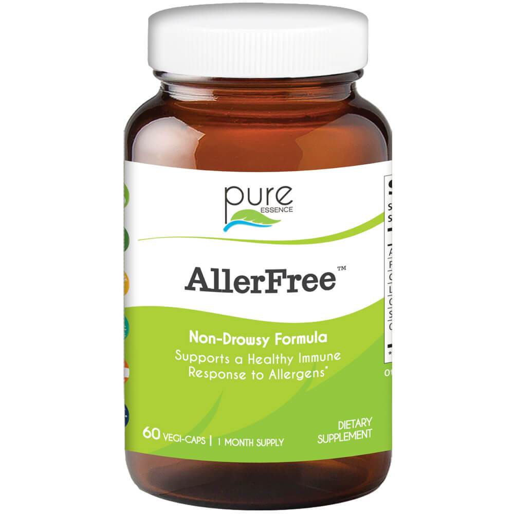 AllerFree ™ – Natural Allergy Relief 60 Vegi-Caps - Christopher's Herb Shop