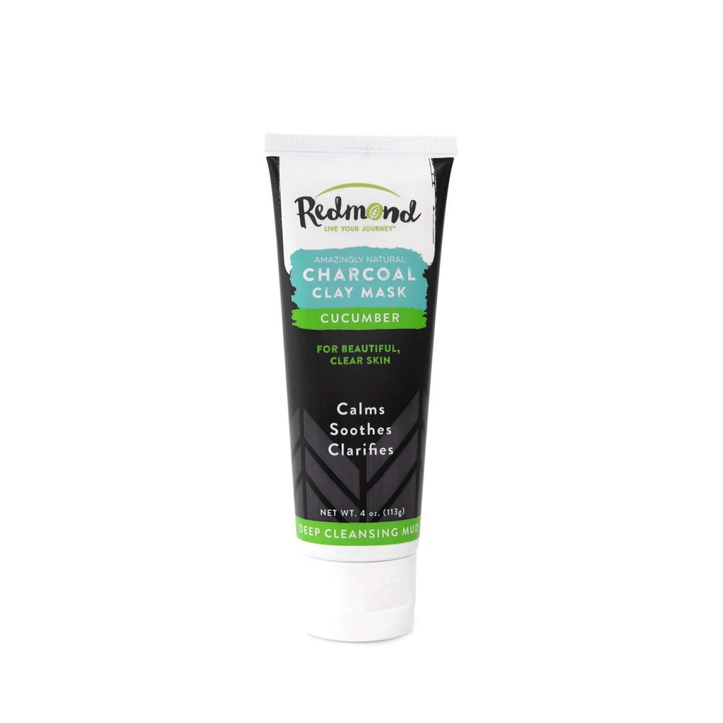 Facial Mud Charcoal Clay Mask Cucumber - Christopher's Herb Shop