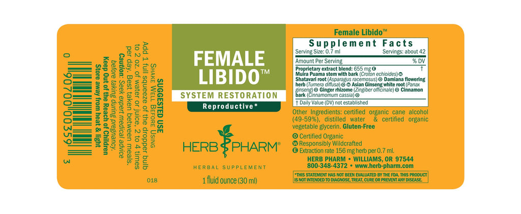 Herb Pharm® Female Libido™ - 1 oz - Christopher's Herb Shop