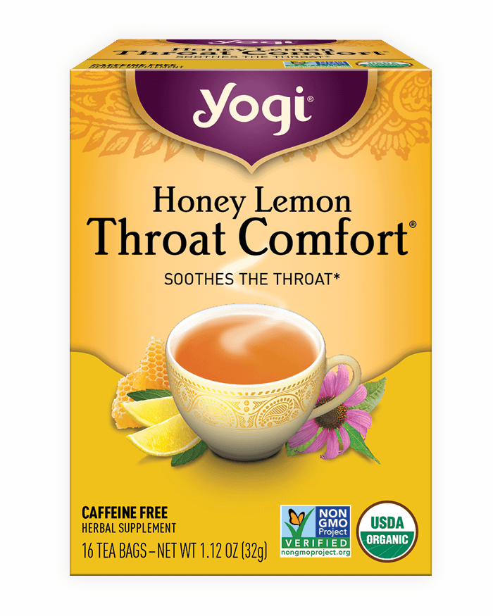 Yogi® Honey Lemon Throat Comfort® Tea - Christopher's Herb Shop