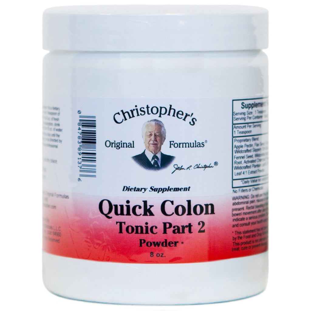 Quick Colon Tonic Part 2 - 8 oz. Powder - Christopher's Herb Shop