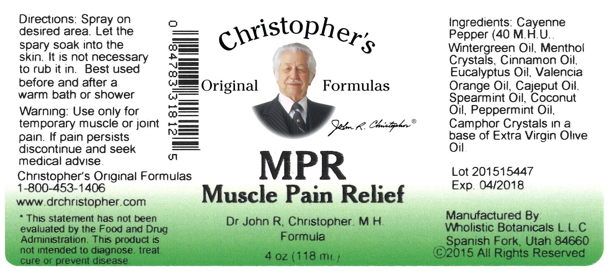 MPR- Muscle Pain, Cramps, and Tension Relief (Capsule 60 ct)