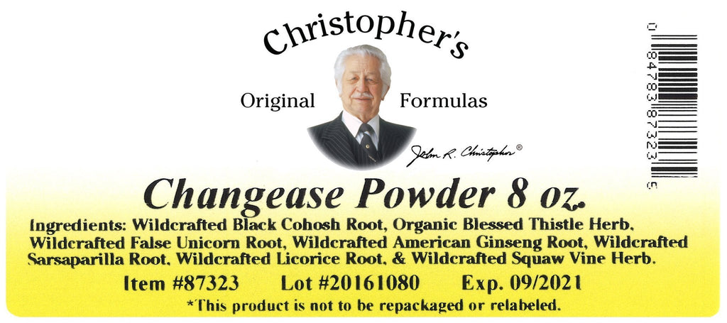 Changease Formula - Bulk 8 oz. Powder - Christopher's Herb Shop