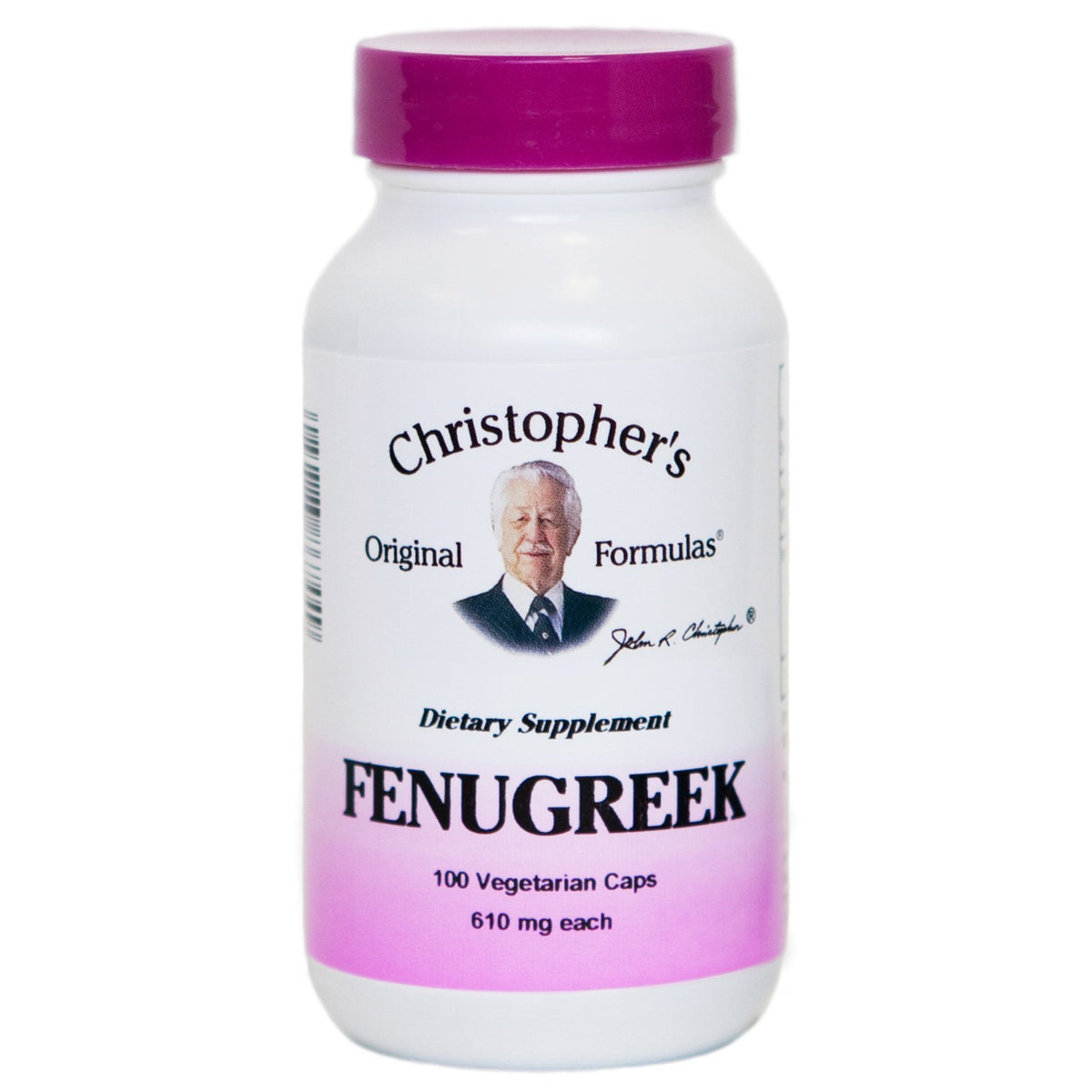 Fenugreek 100 Capsules Christopher's Herb Shop