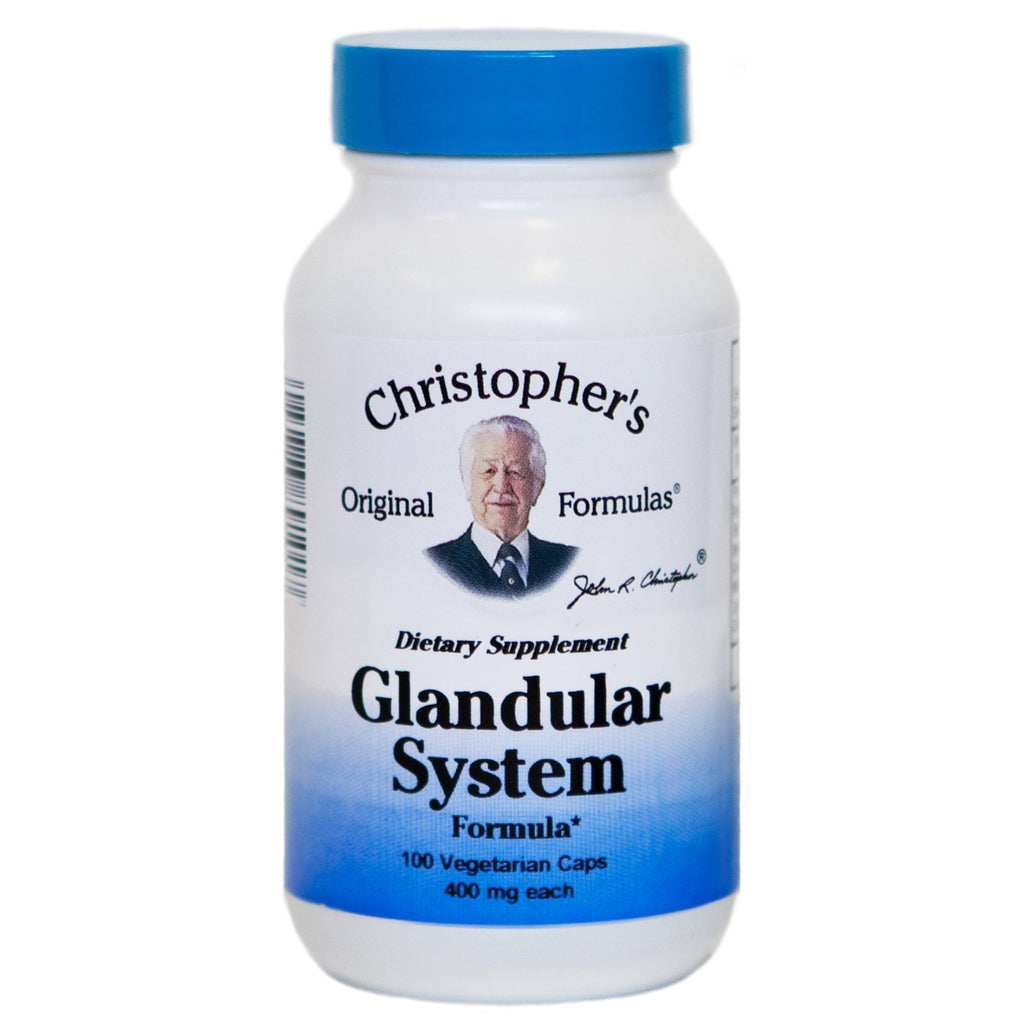Glandular System - 100 Capsules - Christopher's Herb Shop