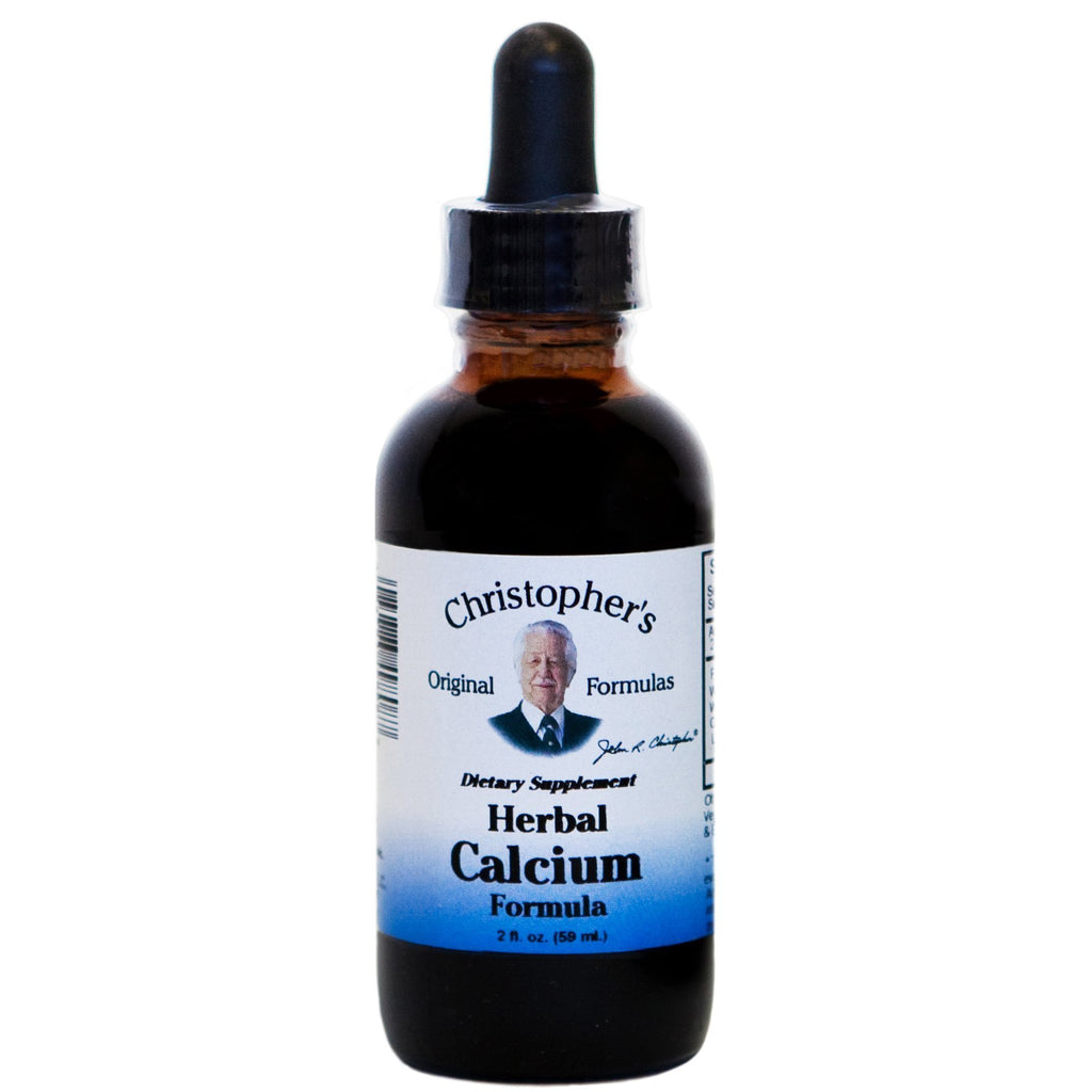Herbal Calcium Formula - 2 oz. Glycerine Extract - Christopher's Herb Shop