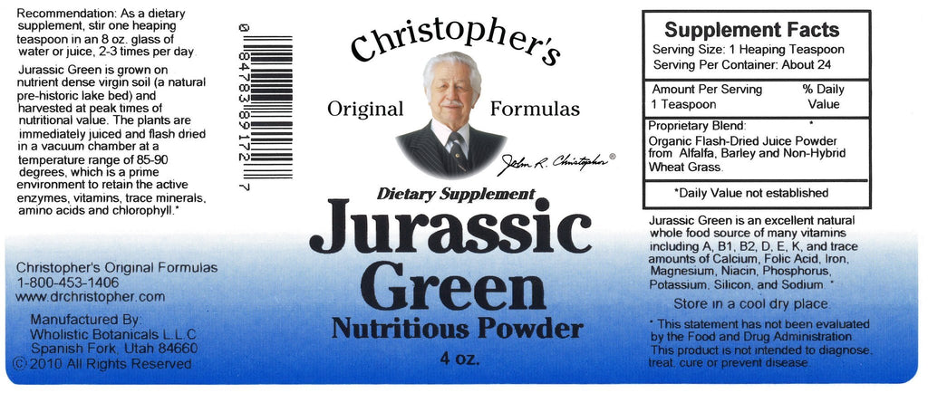 Jurassic Green - 4 oz. Powder - Christopher's Herb Shop