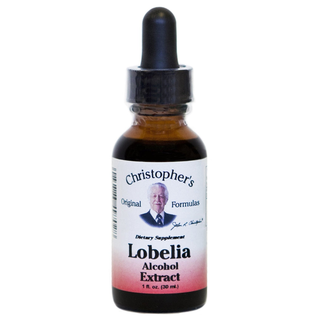 Lobelia Herb - 1 oz. Alcohol Extract - Christopher's Herb Shop