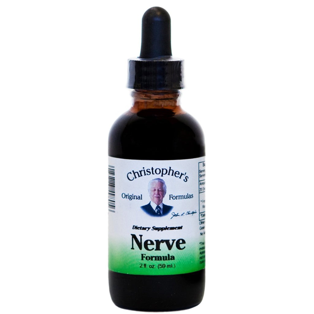Nerve Formula - 2 oz. Glycerine Extract - Christopher's Herb Shop