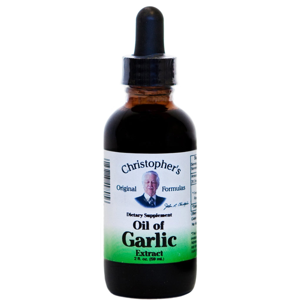 Oil of Garlic - 2 oz. - Christopher's Herb Shop
