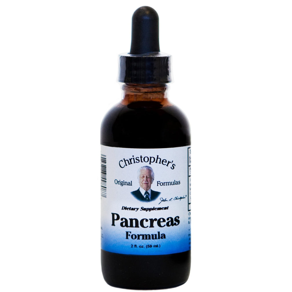 Pancreas Formula - 2 oz. Glycerine Extract - Christopher's Herb Shop
