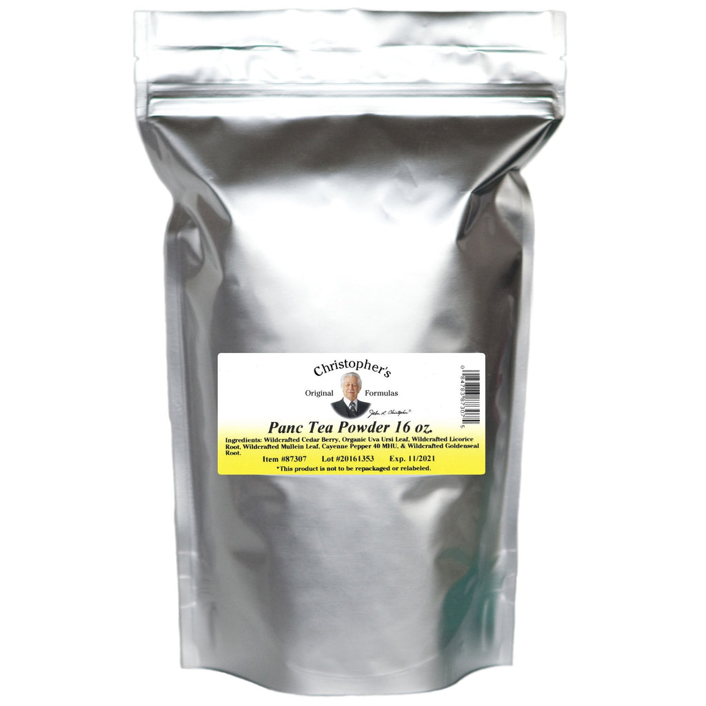 Panc Tea (Pancreas Formula) - Bulk 1 lb. Powder - Christopher's Herb Shop