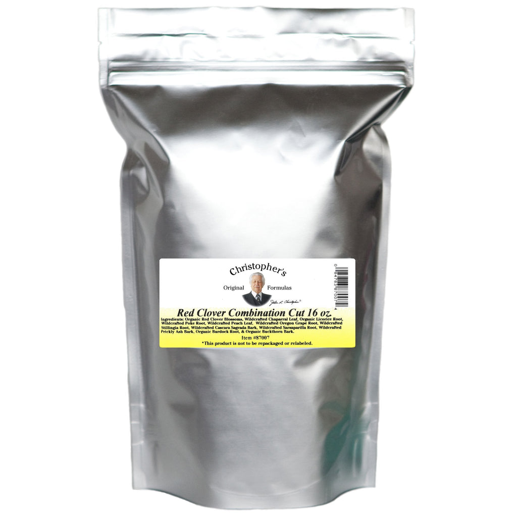 Blood Stream Formula (Red Clover Combination) -Bulk 1 lb. Cut/Sifted - Christopher's Herb Shop