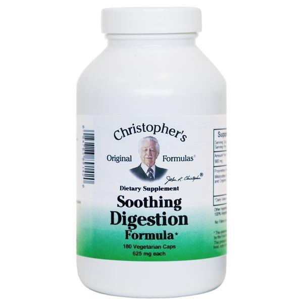 Soothing Digestion - 180 Capsules - Christopher's Herb Shop