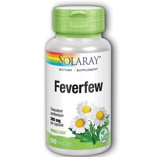 Feverfew Leaves 100 VegCaps - Christopher's Herb Shop