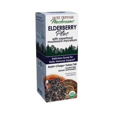 Host Defense® Elderberry Plus Syrup - 4 fl oz - Christopher's Herb Shop