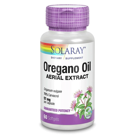 Oregano Oil 70% Carvacrol 60 Softgels - Christopher's Herb Shop
