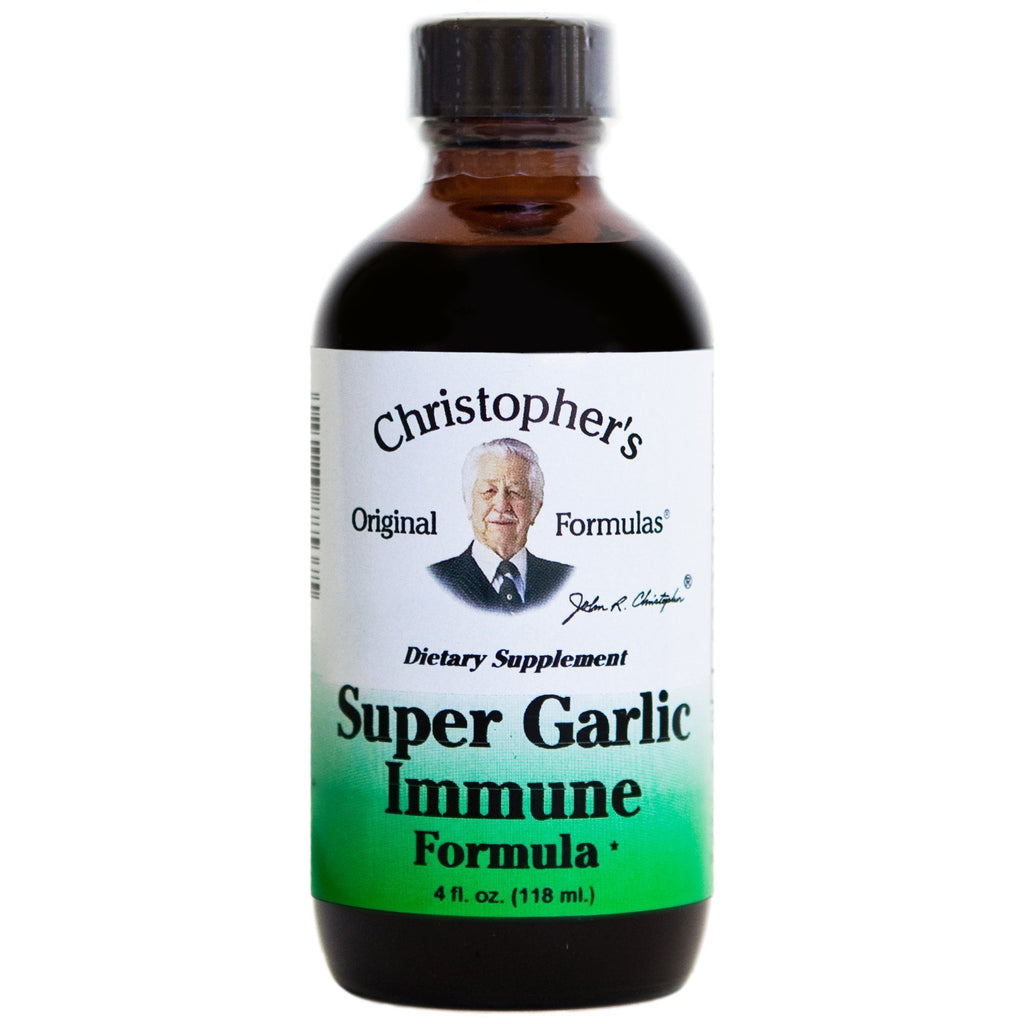 Super Garlic Immune Formula - 4 oz. - Christopher's Herb Shop